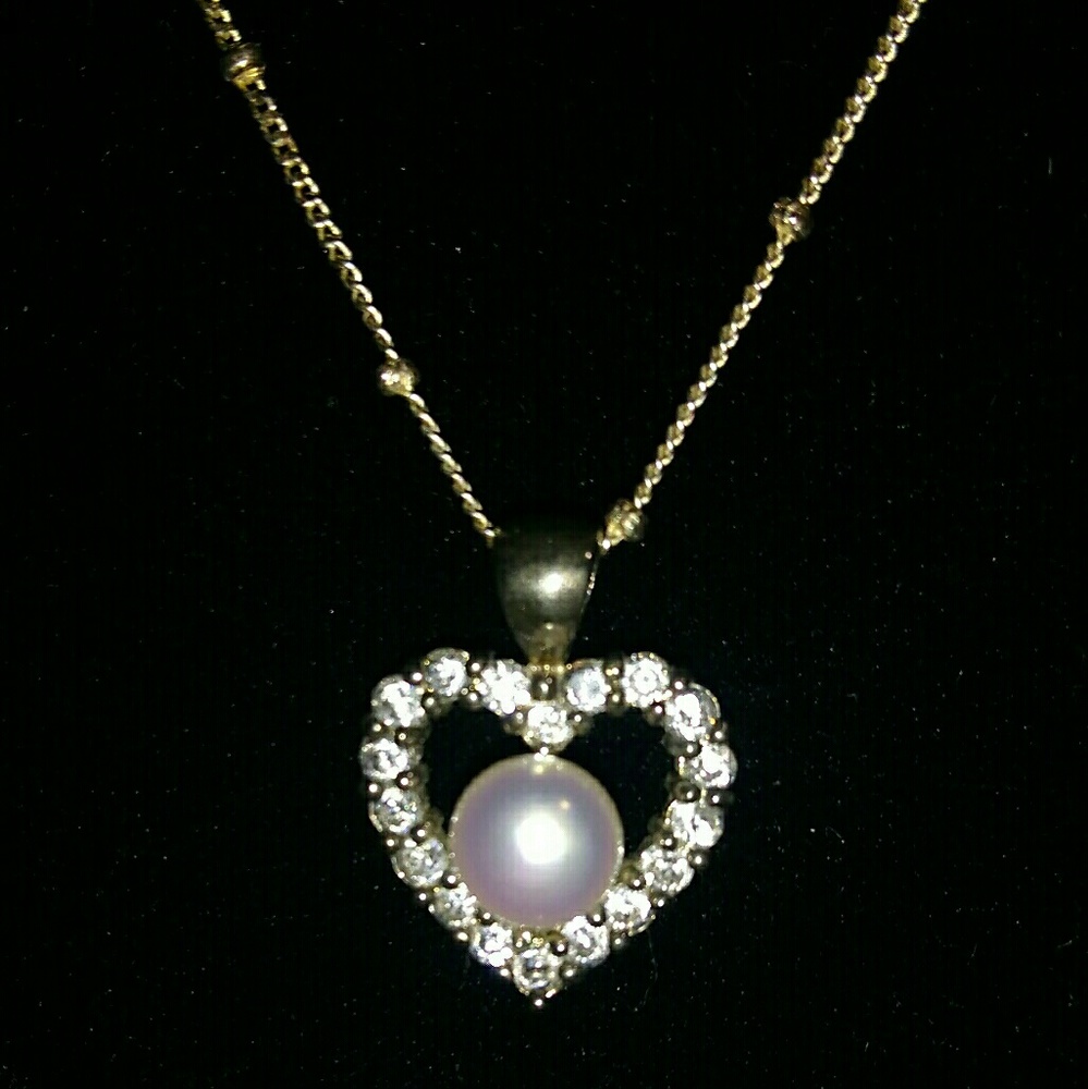 Sterling Silver 18" Heart Necklace